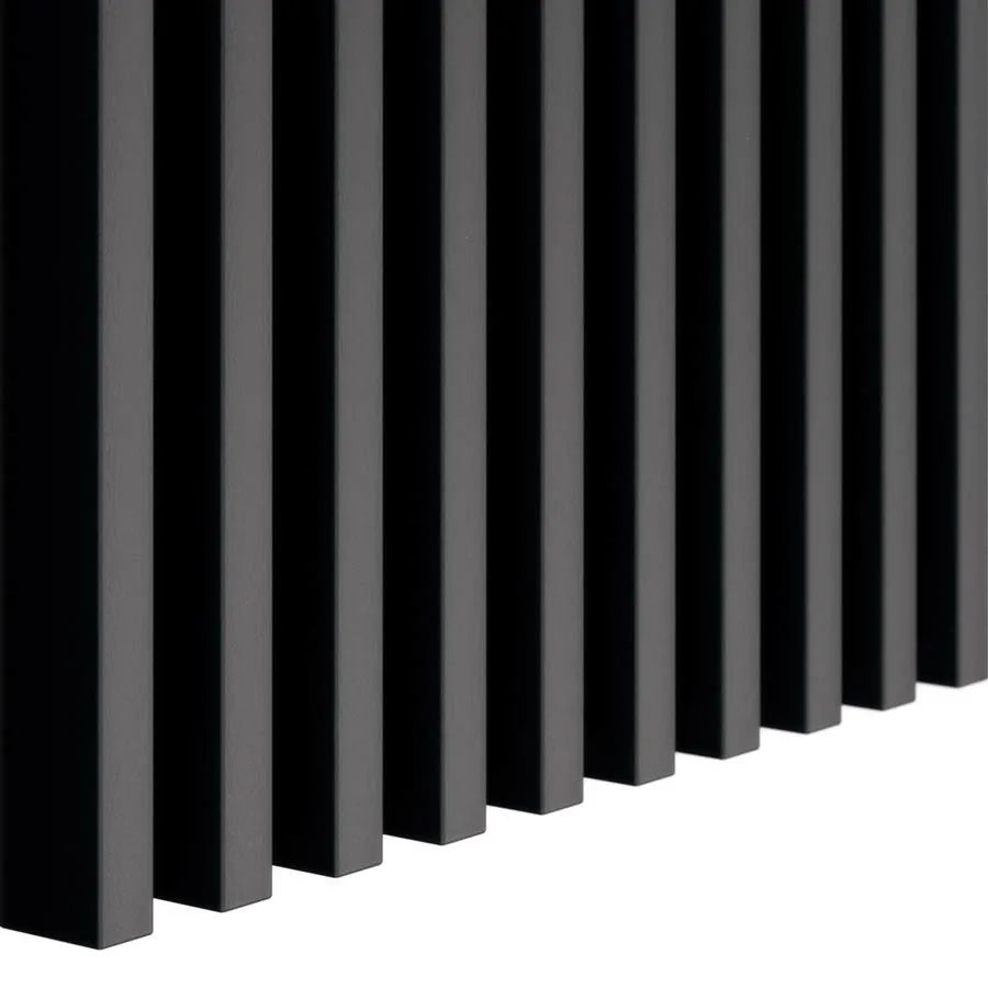 Acoustic Slatted Wall Panels on white background DecorMania.eu